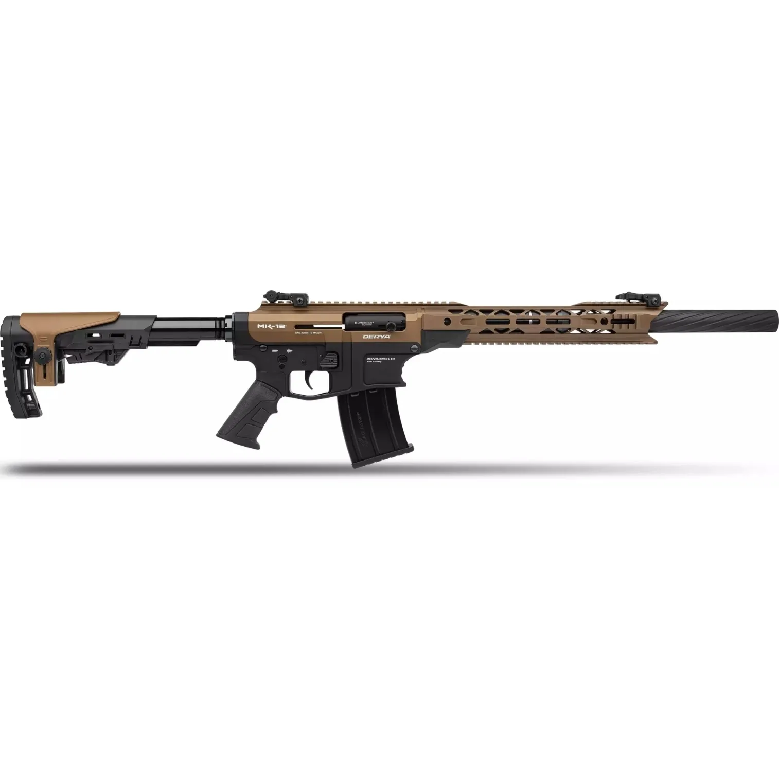Derya MK-12 AS-102S Siyah-Bronz Full Metal Otomatik Av Tüfeği